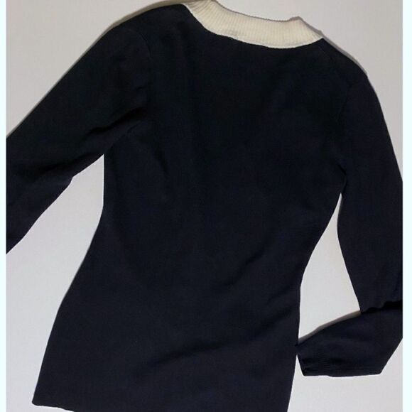 Shoshanna Vintage Nautical Cardigan Sweater - Picture 7 of 9